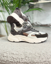 Posh sneakers Ayoki | Donkerbruin