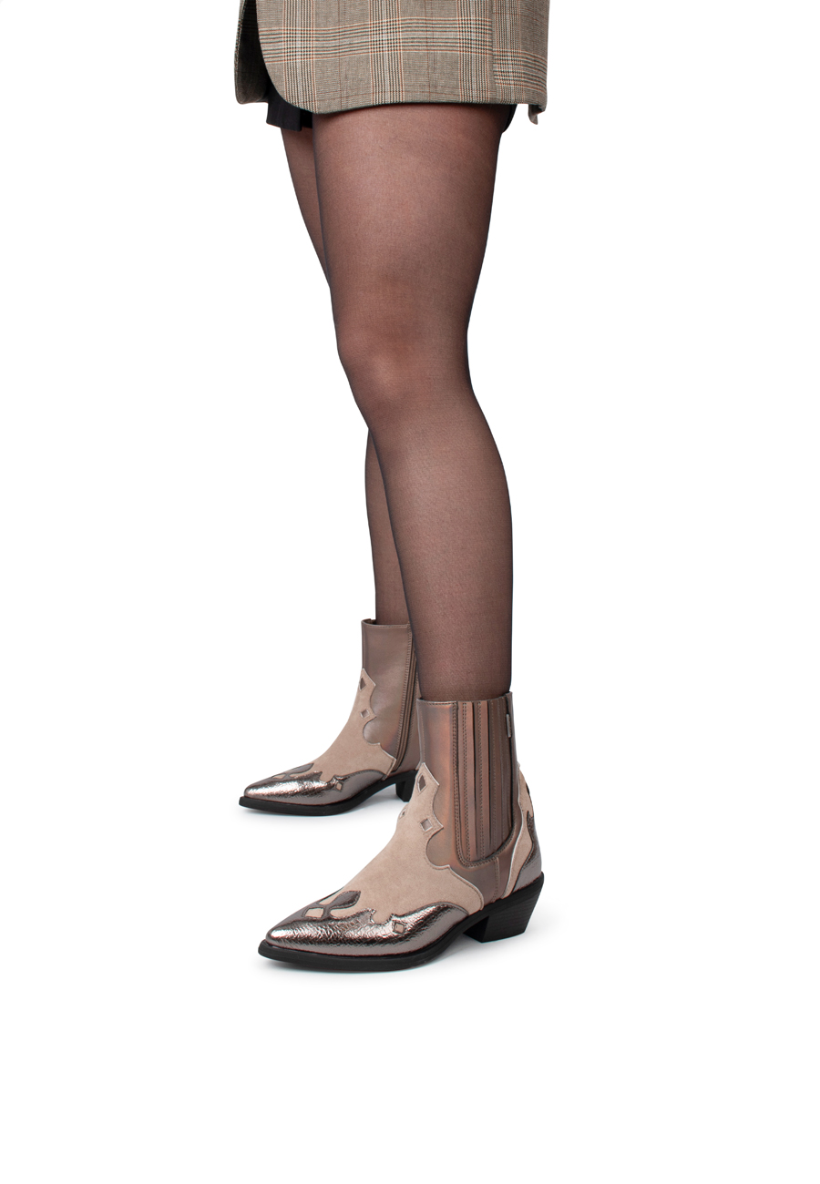 Western laarsje Roxi | pewter