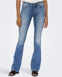 Blush mid waist flare jeans | Light blue