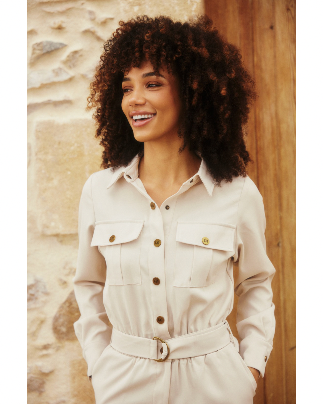 Jumpsuit Marie - Beige