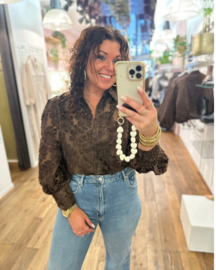 Blouse Lana - Bruin