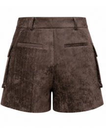 Velvet short Ylva - Bruin