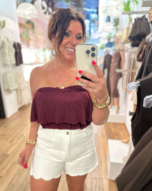 Top Mika • Burgundy