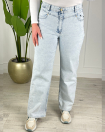 Etiquett jeans Hannah | Bleachy bleu