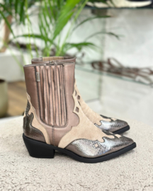 Western laarsje Roxi | pewter