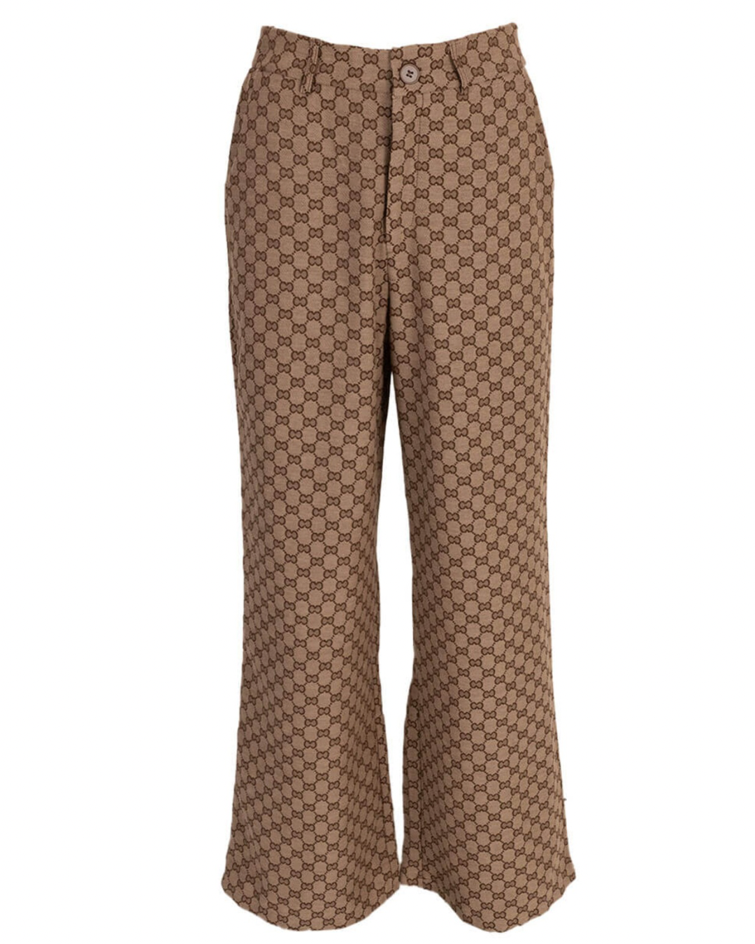 Pantalon Gigi - Bruin motief