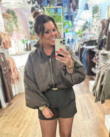 Puffer jasje Moos • Bruin