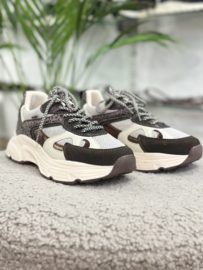 Posh sneakers Ayoki | Donkerbruin