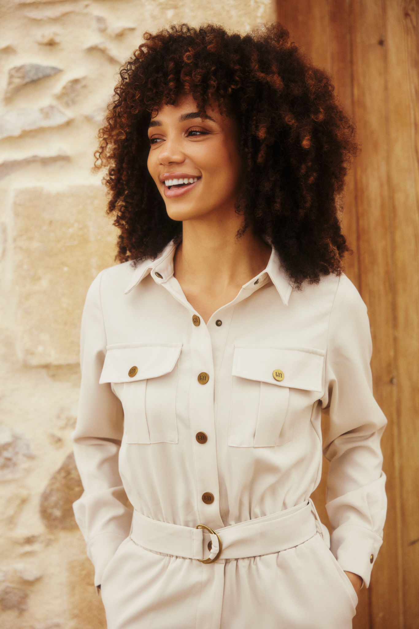 Jumpsuit Marie - Beige