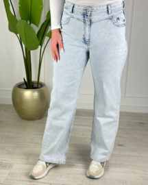 Etiquett jeans Hannah | Bleachy bleu