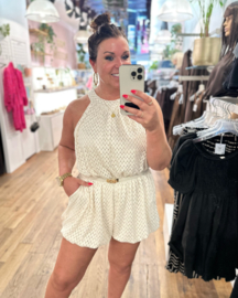 Ballon playsuit Rosa - Ecru