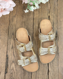 Slippers Saran | Gold