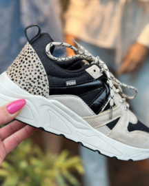 Posh sneakers Carocel  | Zwart