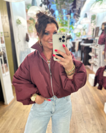 Puffer jasje Moos • Burgundy