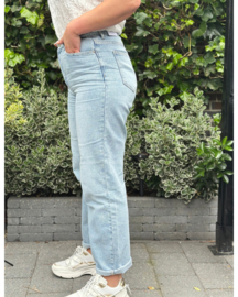 Kelly hw straight jeans | Blauw