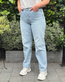 Kelly hw straight jeans | Blauw