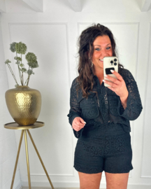 Short Merinda | Zwart