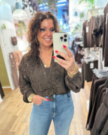 Blouse Silano • Bruin