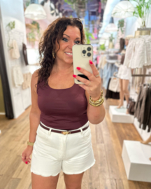 Tanktop Kenza - Burgundy