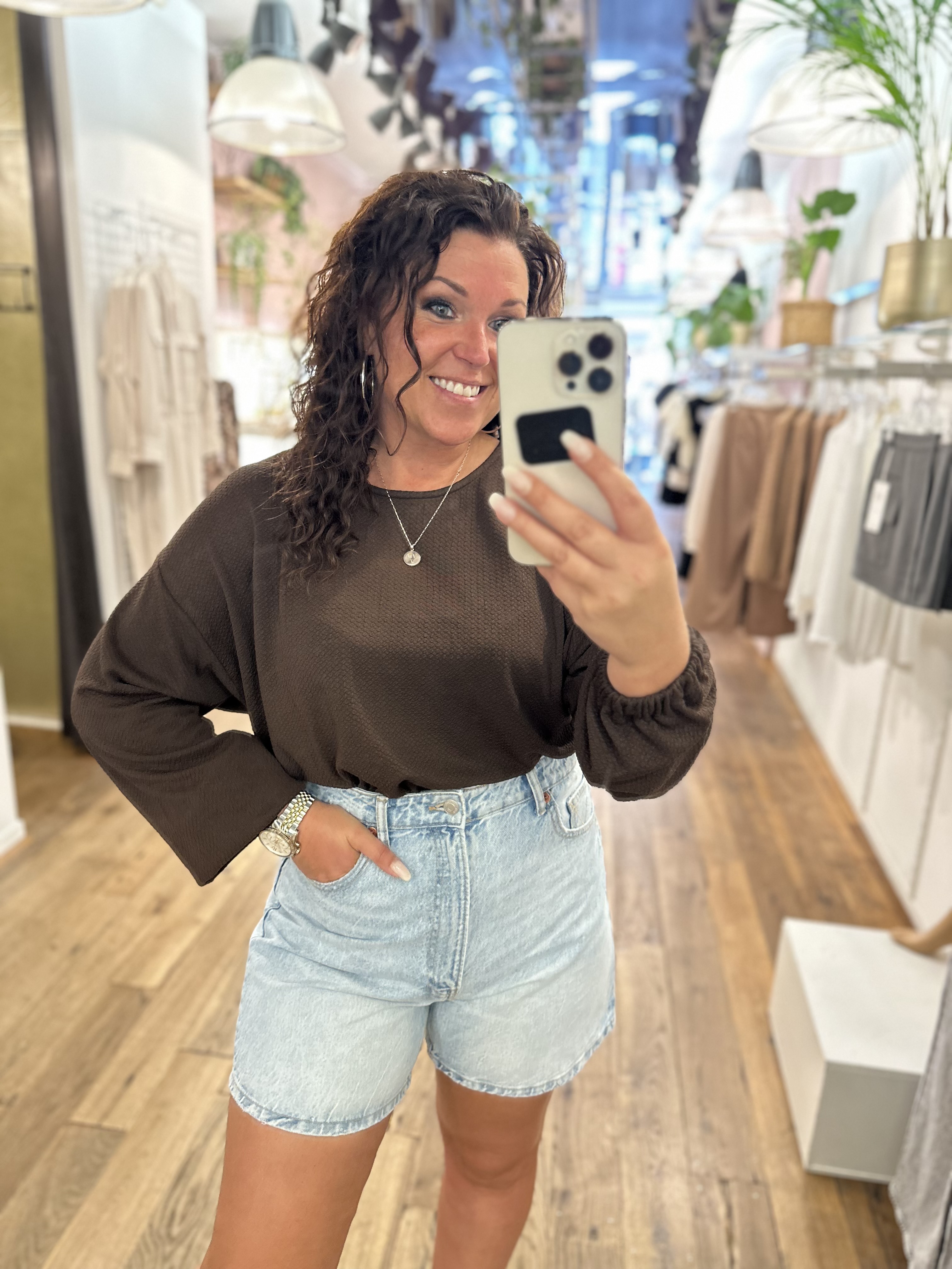 Sweater Amala - Bruin