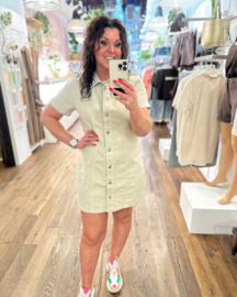 Denim jurkje Nisa - Beige