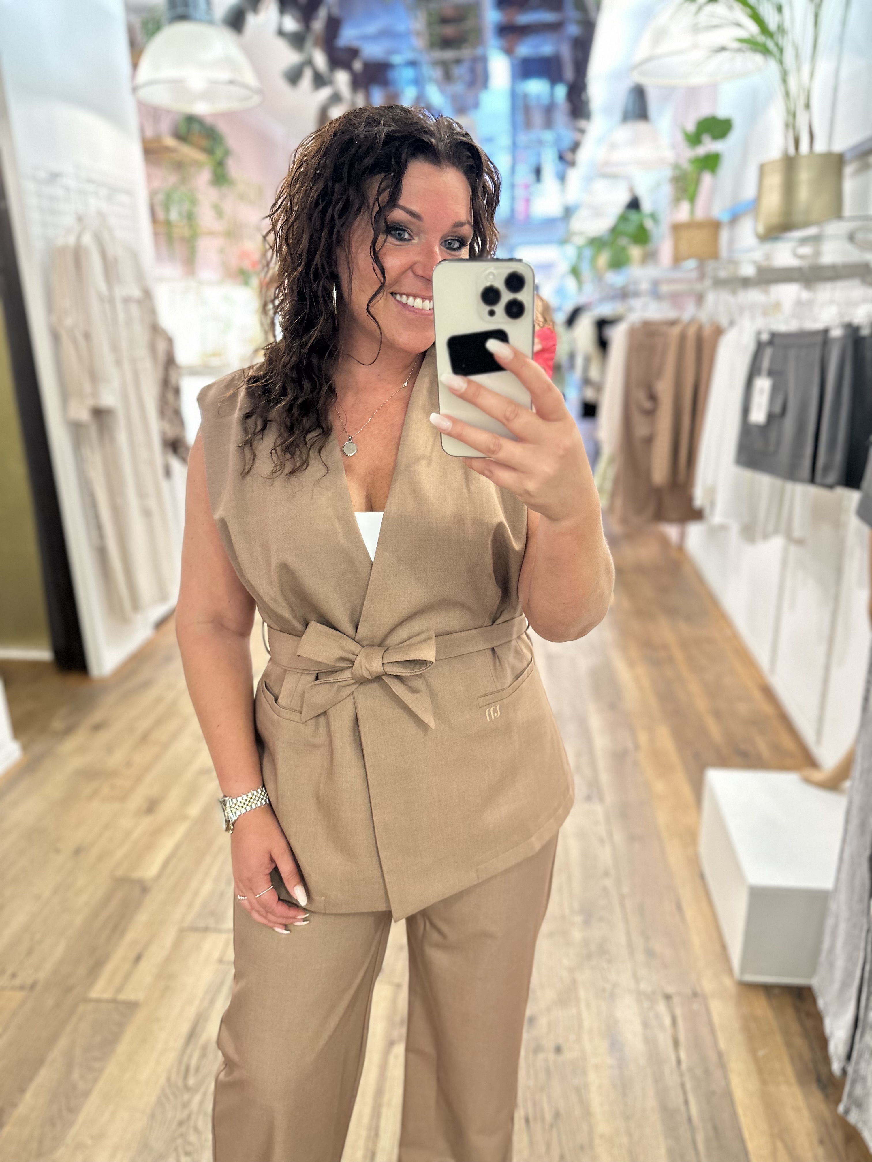 Gilet Aalya - Taupe
