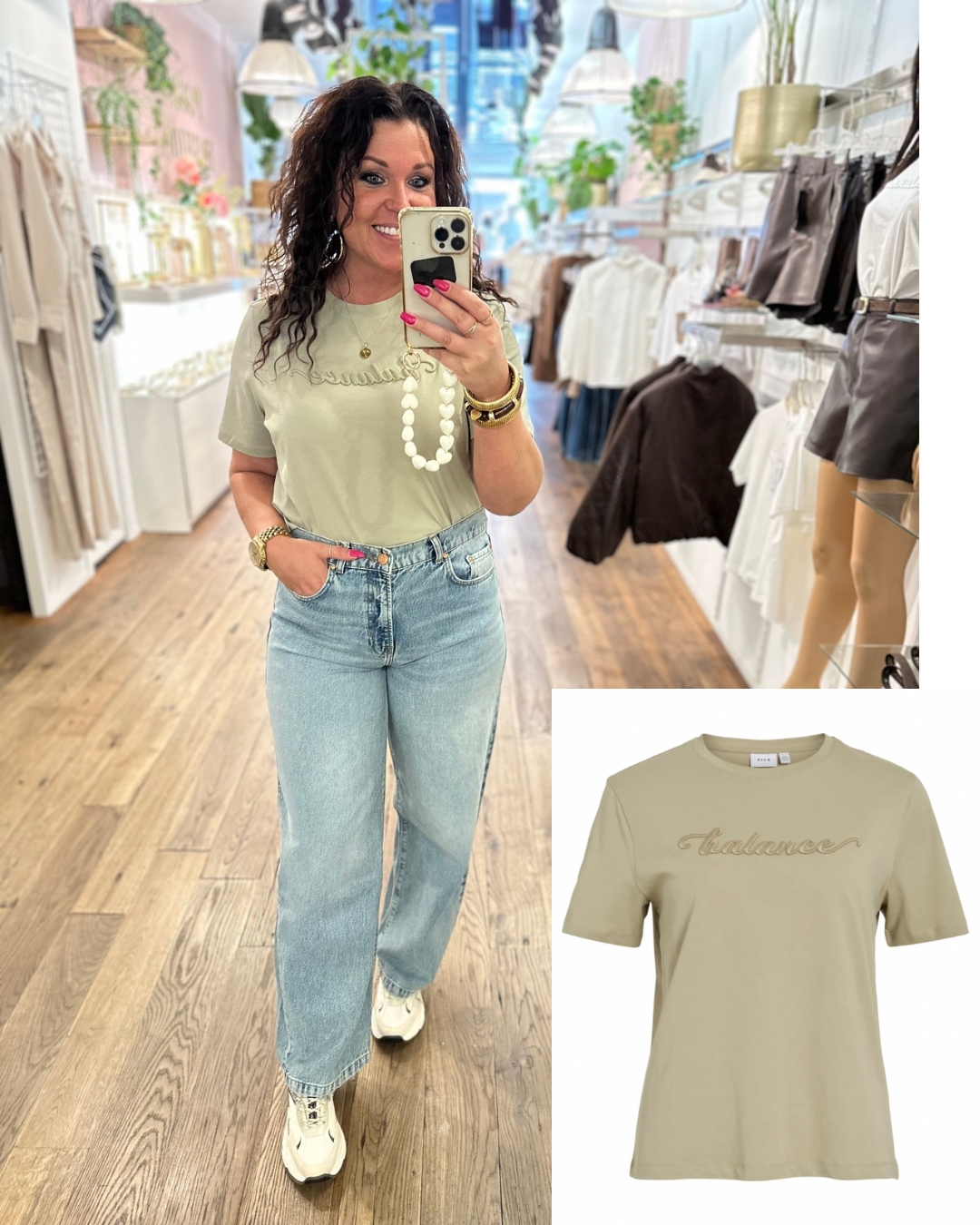 T-shirt Sybil - Elm