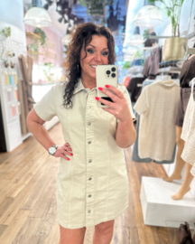Denim jurkje Nisa - Beige