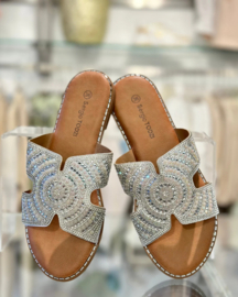 Slippers Kate | Zilver