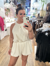 Ballon playsuit Rosa - Ecru