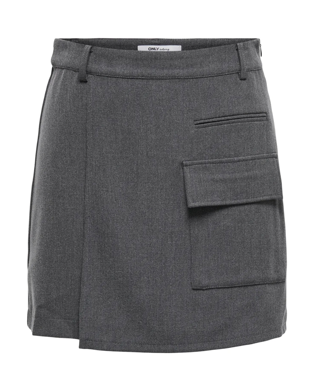 HW Wrap skirt Olexa - Dark grey