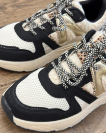 Posh sneakers Carocel teddy | Zwart