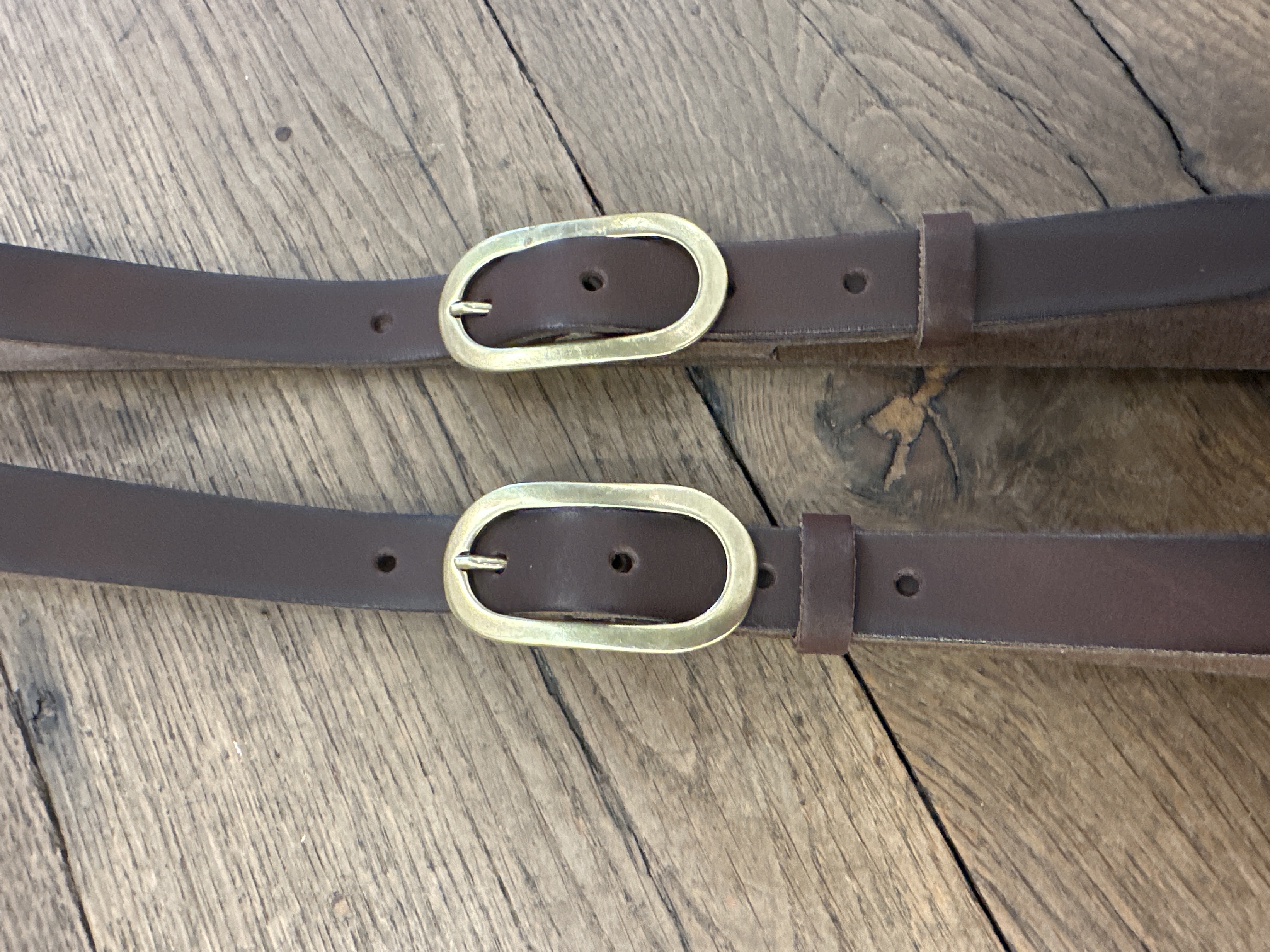 Leren riem 603 - Bruin