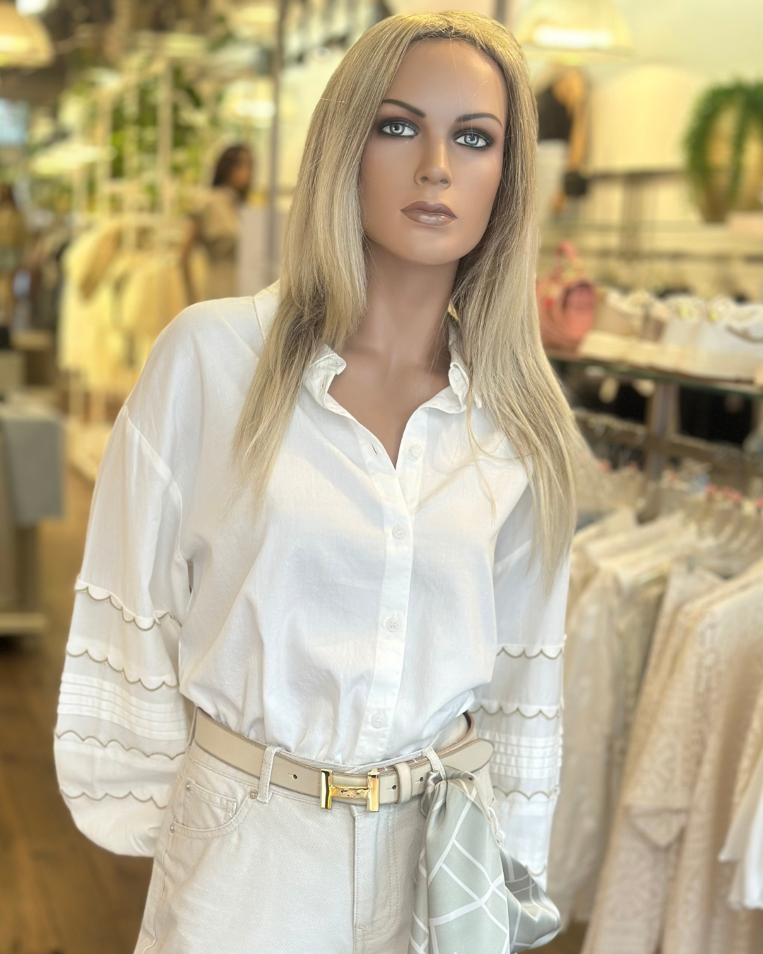 Blouse katoen Ambre - Off white