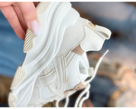 Posh sneakers Gigi | Off white/ beige