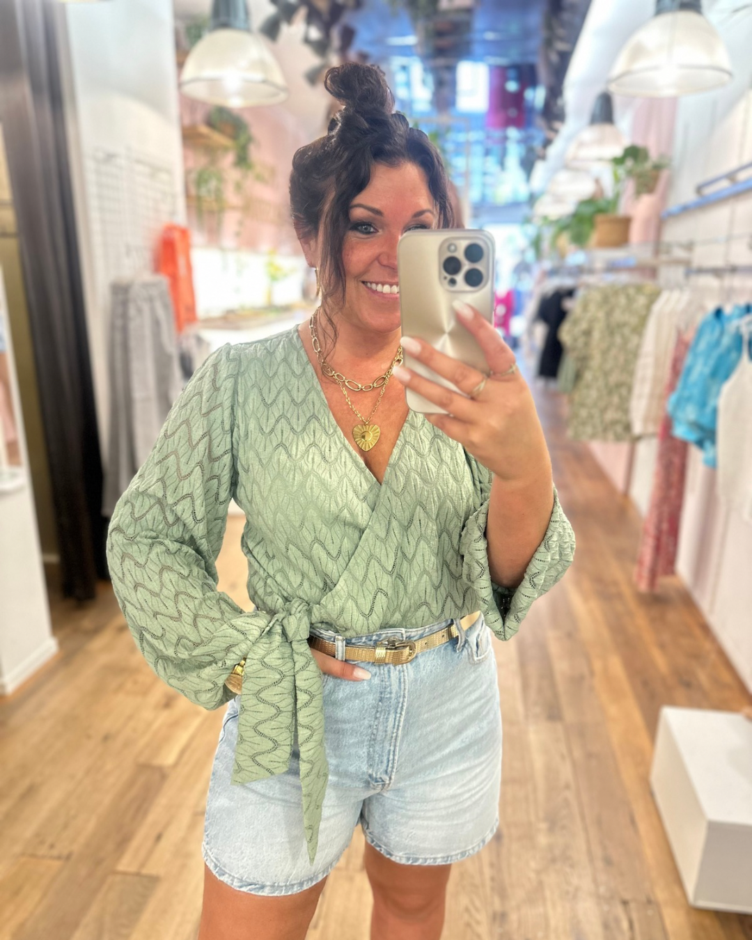Top Soline - Mint groen