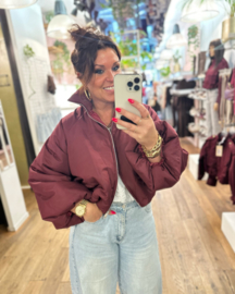 Puffer jasje Moos • Burgundy