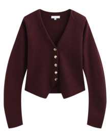 Vestje Eline • Burgundy