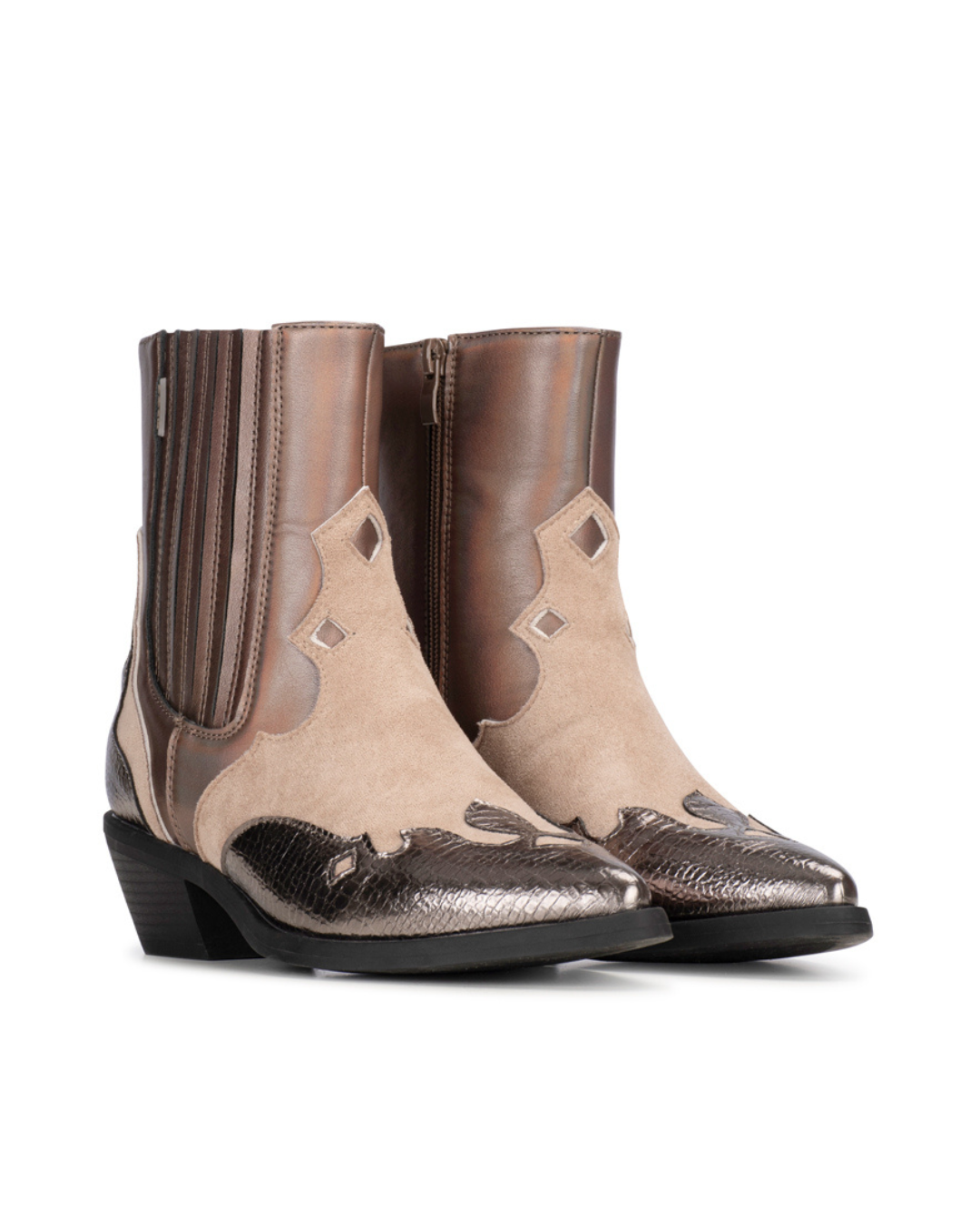 Western laarsje Roxi | pewter