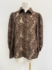 Blouse Lana - Bruin