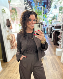 Blouse Leora - Coffee
