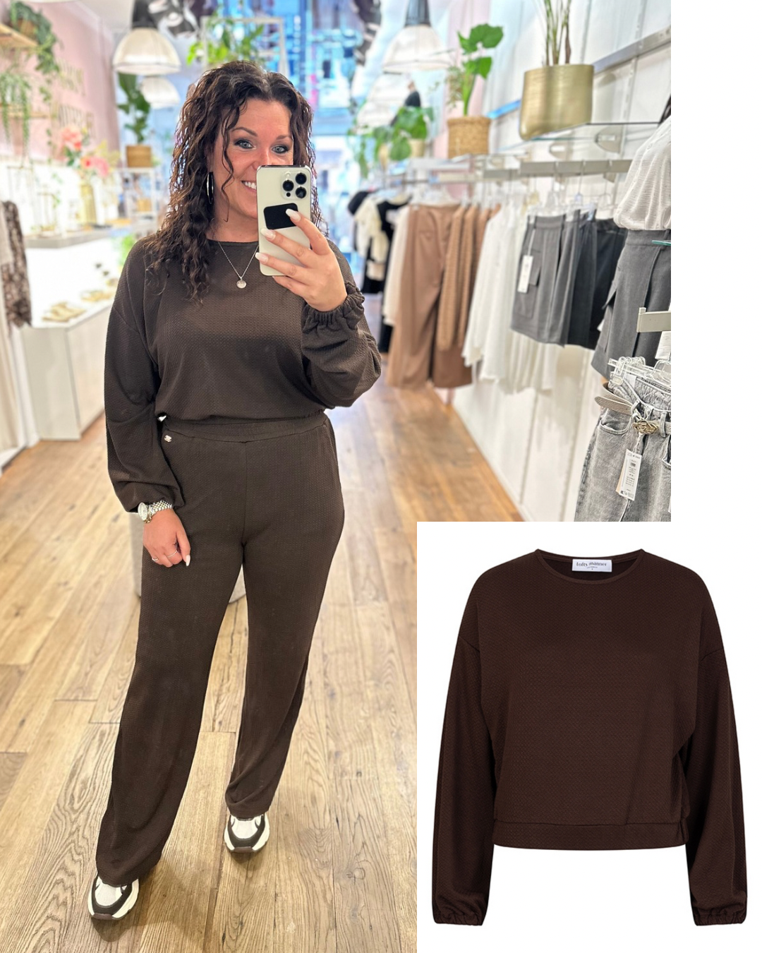 Sweater Amala - Bruin