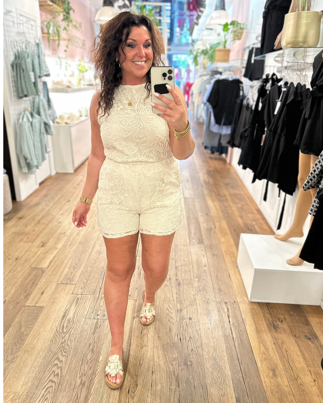 Co-ord set Olivia - Crème