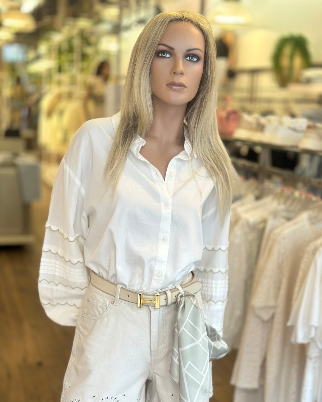 Blouse katoen Ambre - Off white