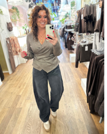 Top Jori - Taupe glans