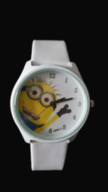 Kinder Horloge Minion wit
