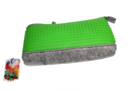 Pixel bag etui groen