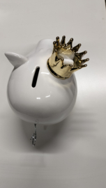 SP Spaarvarken met gouden kroontje