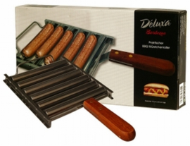 Barbecue cadeau met felicitatie etiket