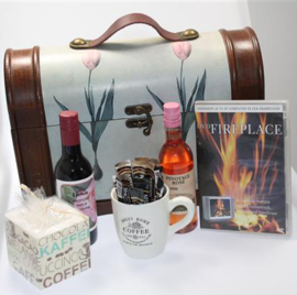 Felicitatie in cadeau kistje met sluiting